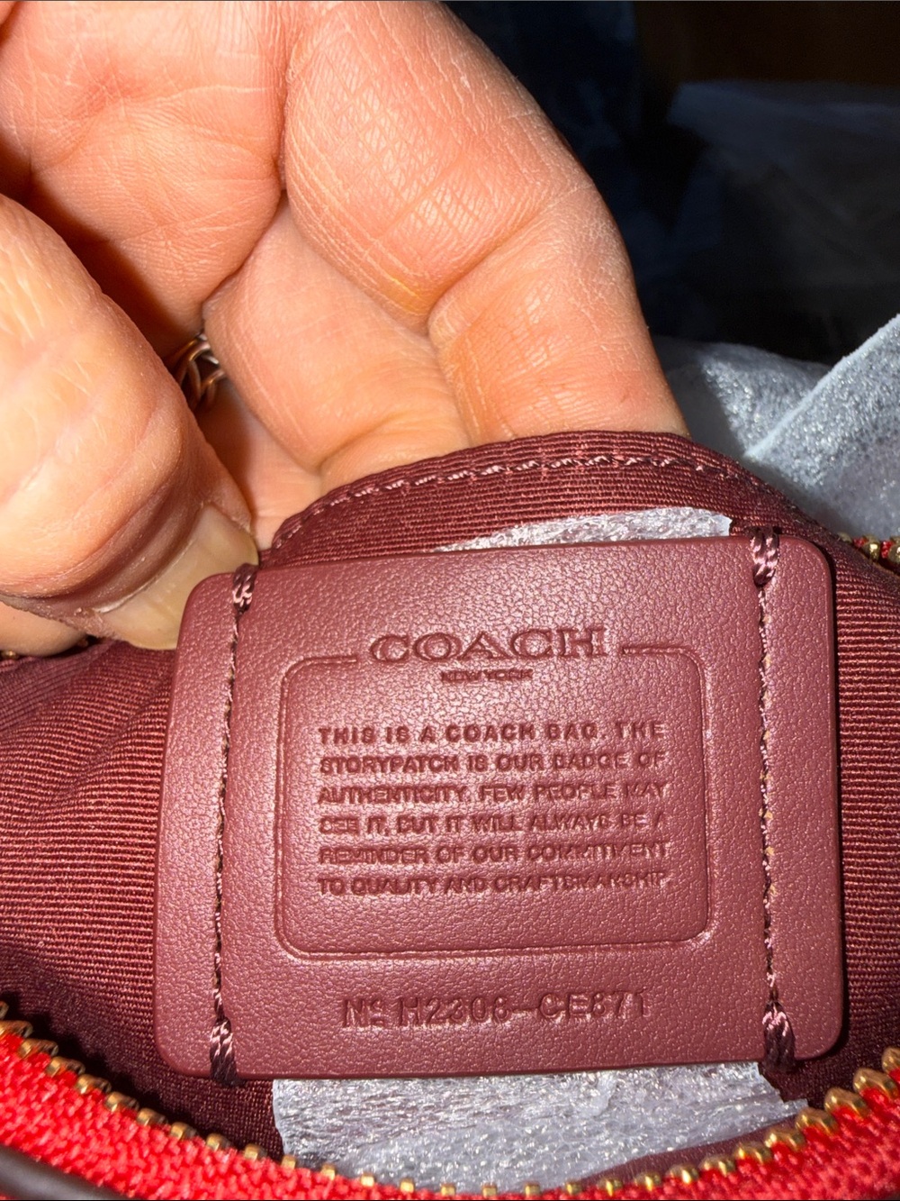 Coach Crossgrain  Rowan File
Crossbody Bag NWT - Picture 8 of 10